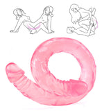 画像をギャラリー ビューアにロード Double head 22 inch pink dildo