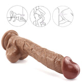 Charger l&#39;image dans la galerie, 9 Inch brown dildo