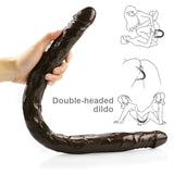 Laden Sie das Bild in den Galerie-Viewer, Double head 22 inch coffee dildo