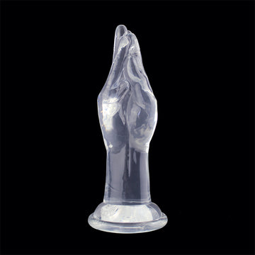 9 Inch Clear Realistic Fist Dildo