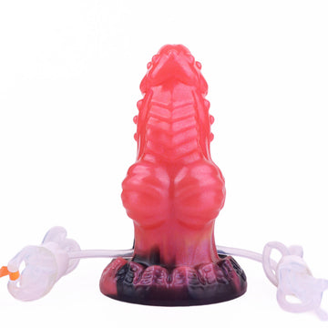 Dragon Studded Squirting Inflatable Knot Dildo