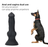 Load image into Gallery viewer, Black k9 Dildo Animal Sex Toys