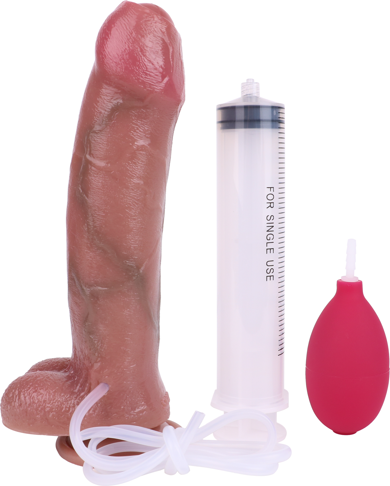 9 Inch Realistic Squirting Uncircumcised Dildo