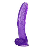 Laden Sie das Bild in den Galerie-Viewer, 12 inch crooked mouth purple jelly dildo