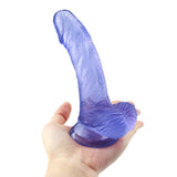 Laden Sie das Bild in den Galerie-Viewer, Blue curved dildo