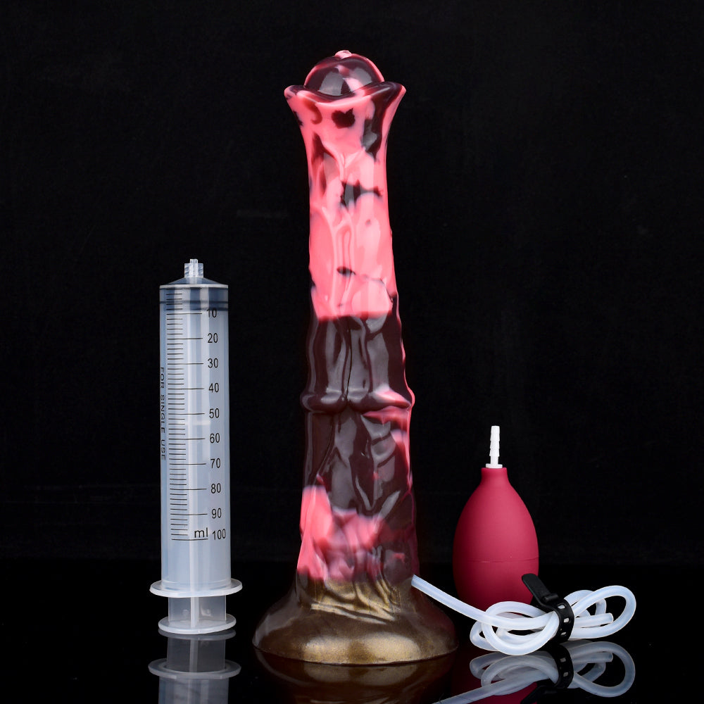 11 Inch Bell Head Silicone Horse Squirting Dildo