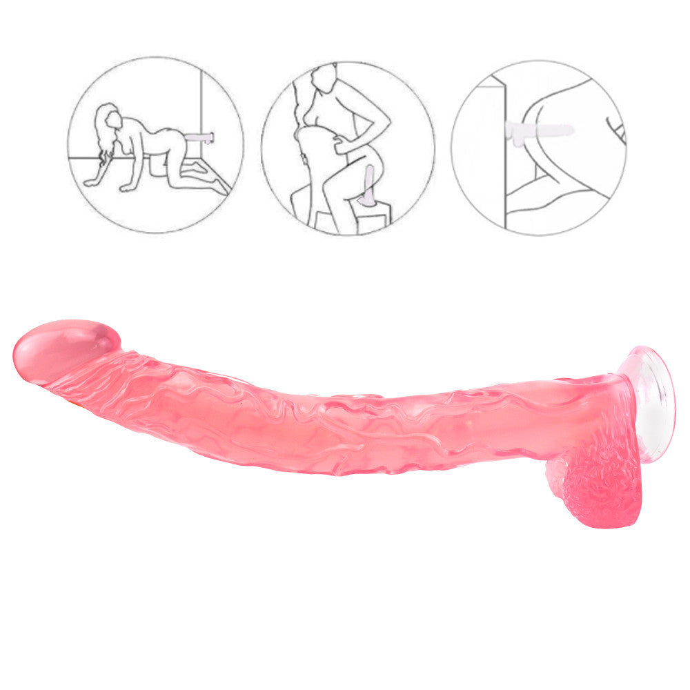 Pink Jelly Extra Long Anal Dildo