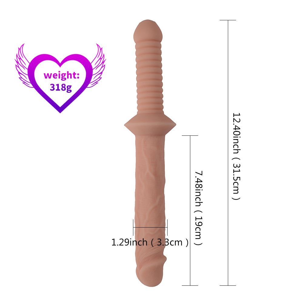 14 Inch Realistic Dildo Sword With Handle