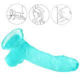 Charger l&#39;image dans la galerie, Green curved dildo