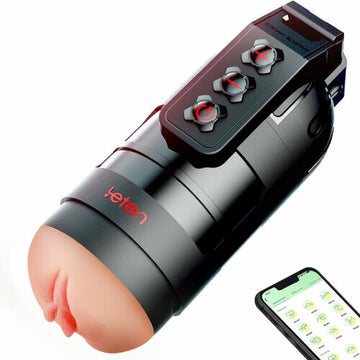 APP Control Vibrating Male Blowjob Simulator