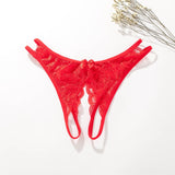 Laden Sie das Bild in den Galerie-Viewer, Lace Low Rise Panty Crotchless Women