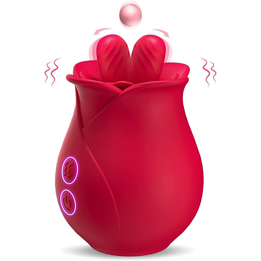 Rosebud Vibrator Clit Stimulator Discreet Sex Toy