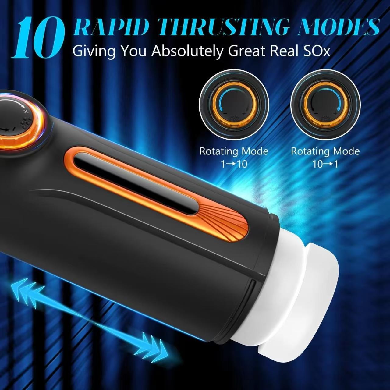 Heating And Vibrating Automatic Male Masturbator