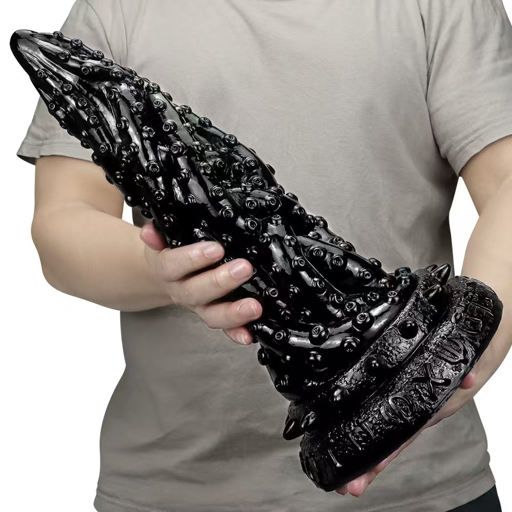 Giant Black Silicone Tentacle Dildo