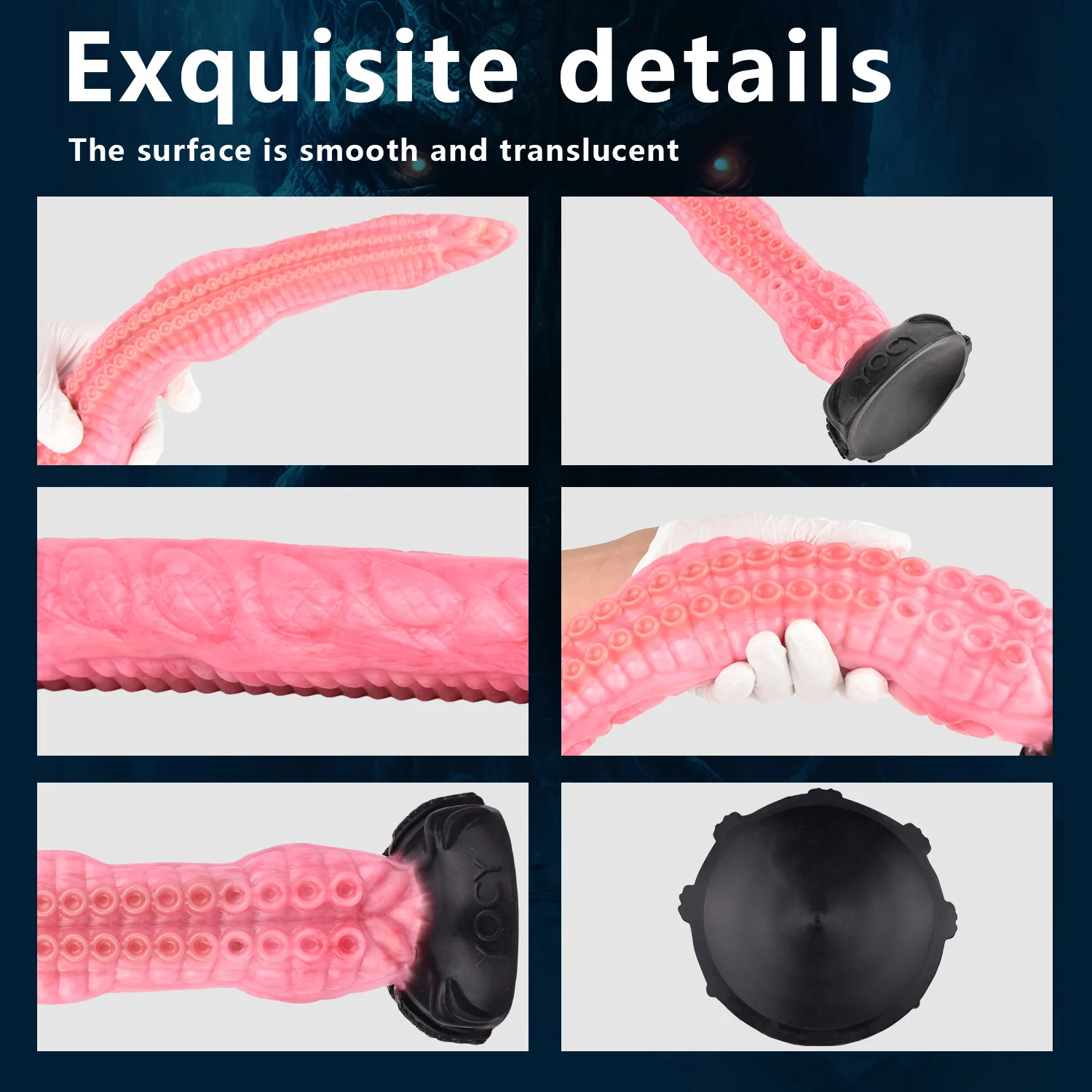 Pink Extra Long Monster Tentacle Dildo