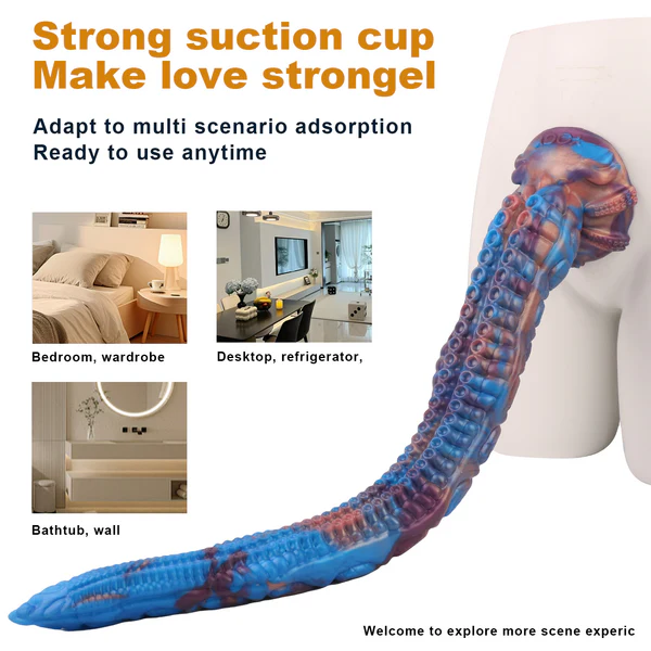 Fantasy extra long tentacle monster dildo