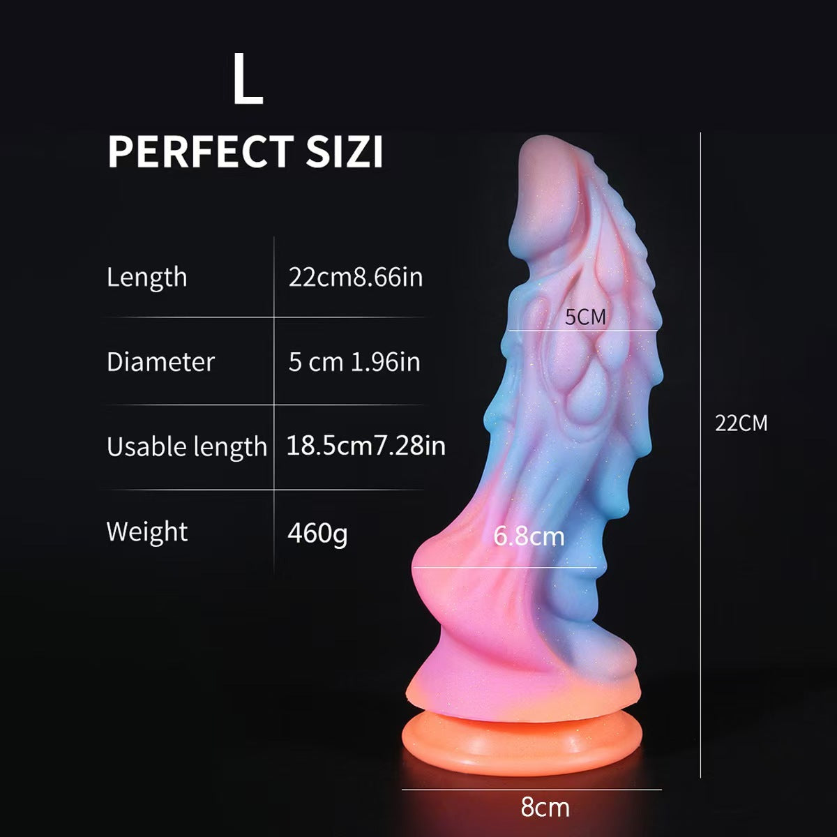 Glow in the Dark Monster Kirin Dildo