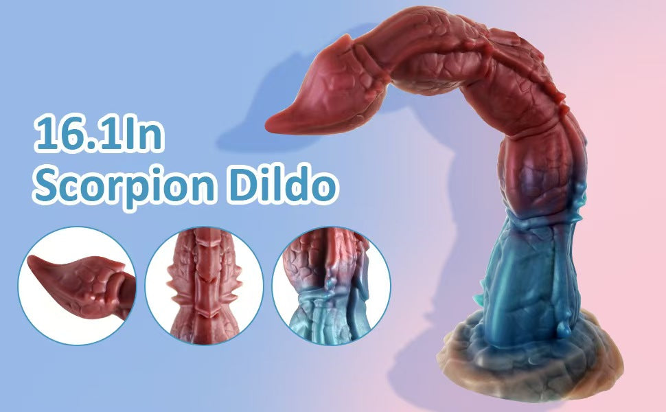 Extra Long Alien Monster Scorpion Whip Dildo