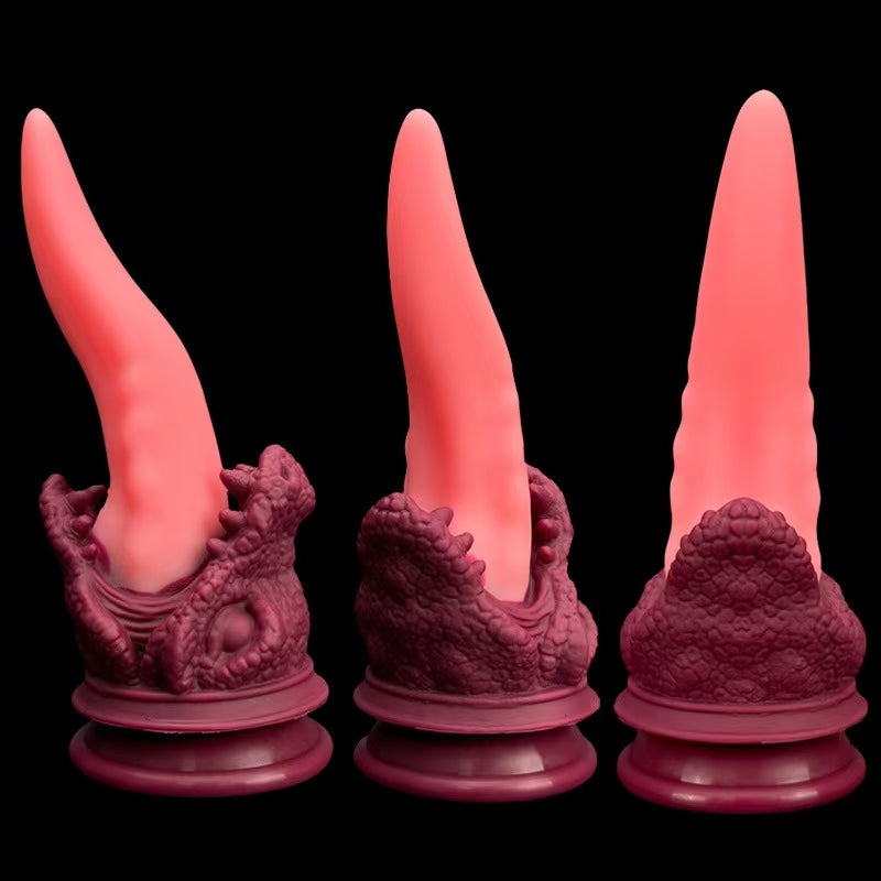 Silicone Long Tongue Dragon Monster Dildo