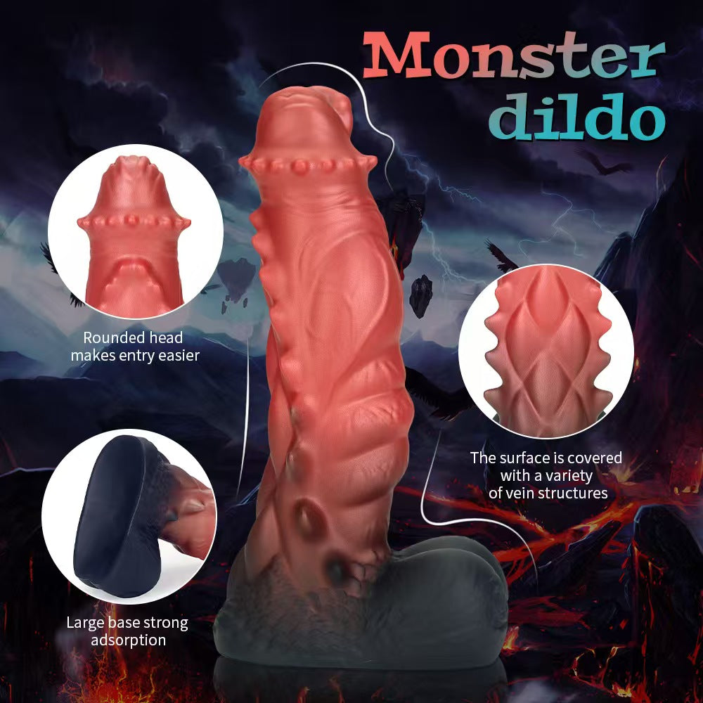 Giant Monster Dragon Thorn Silicone Dildo