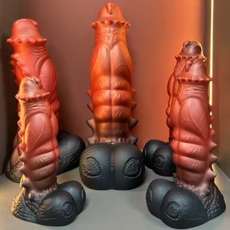 Giant Monster Dragon Thorn Silicone Dildo