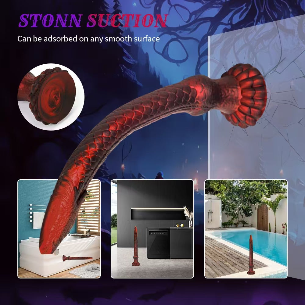 Extra Long Silicone Tentacle Monster Dildo