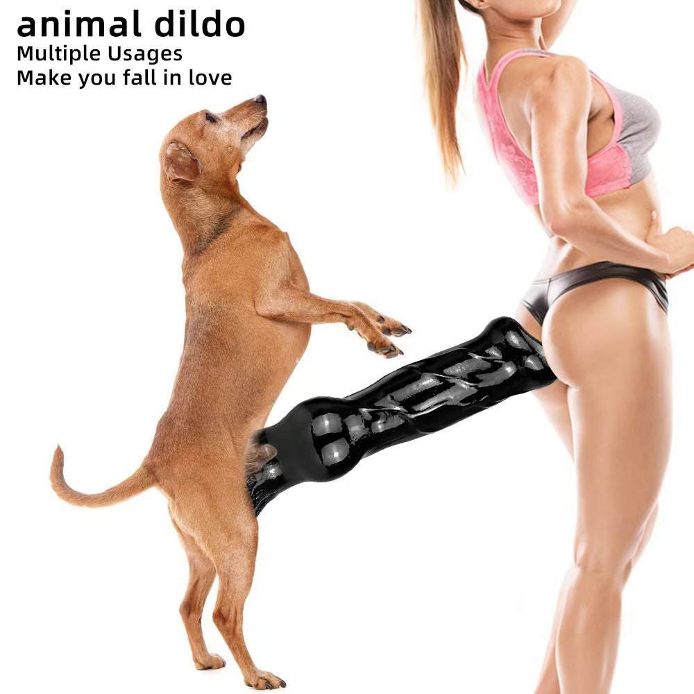 Giant Black Dog Penis Animal Dildo