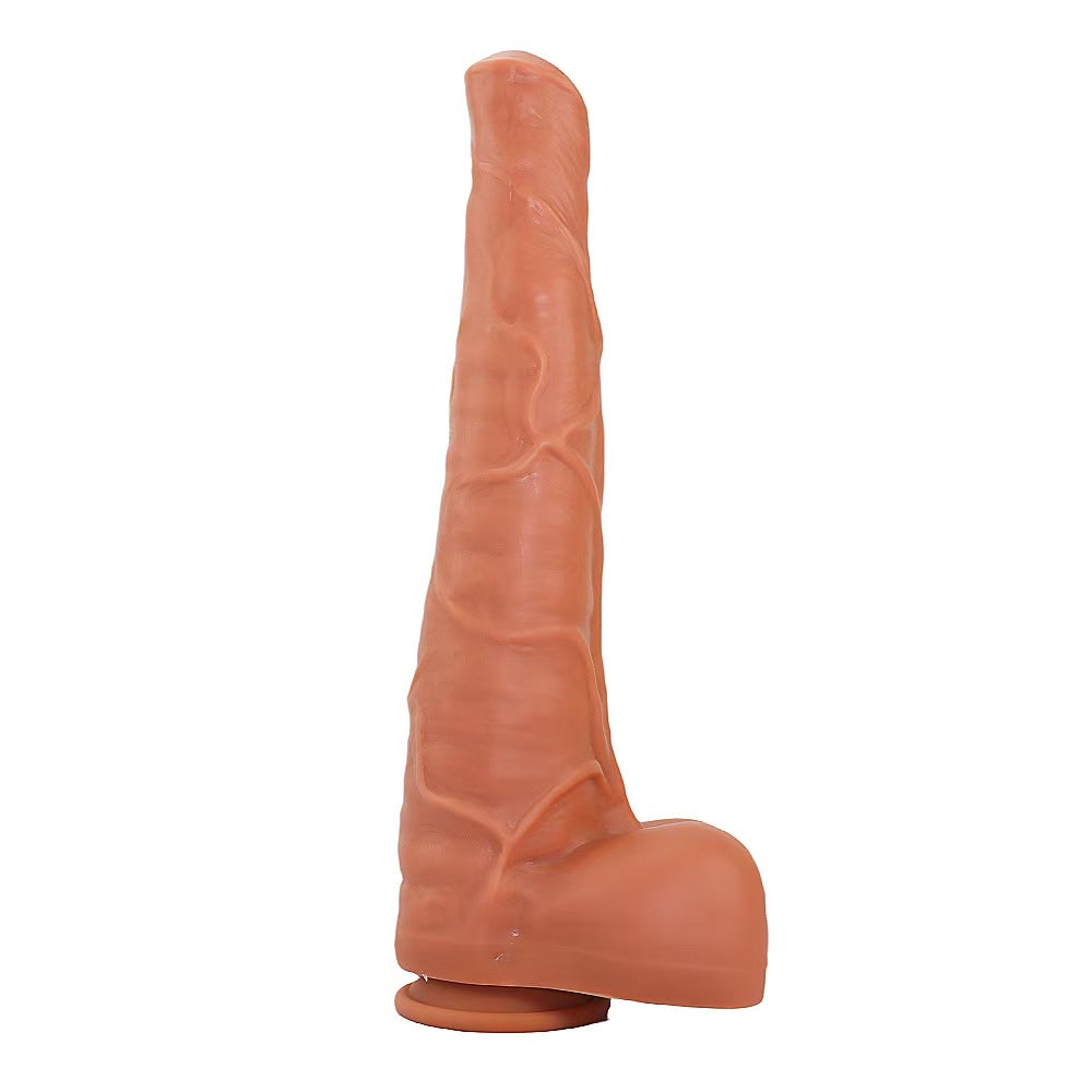 15 Inch Giant Horse Monster Black Dildo