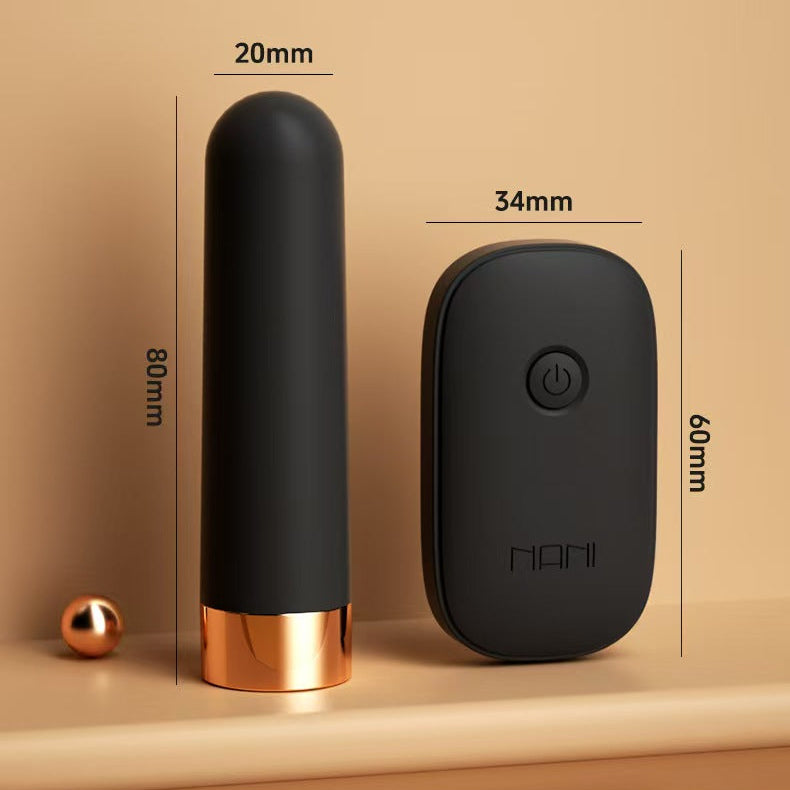 Brown Remote Control Small Bullet Vibrator