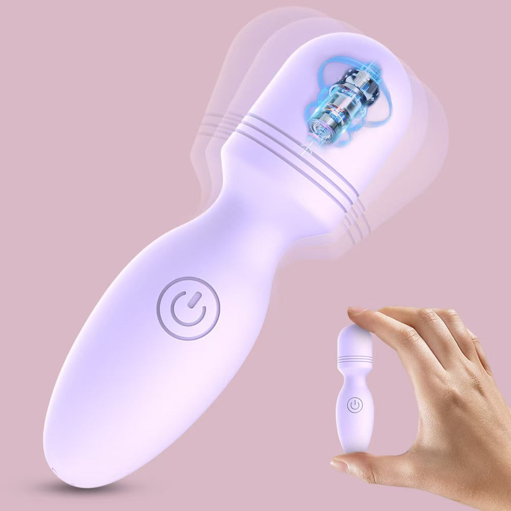 Small Rechargeable Female Purple Vibrator