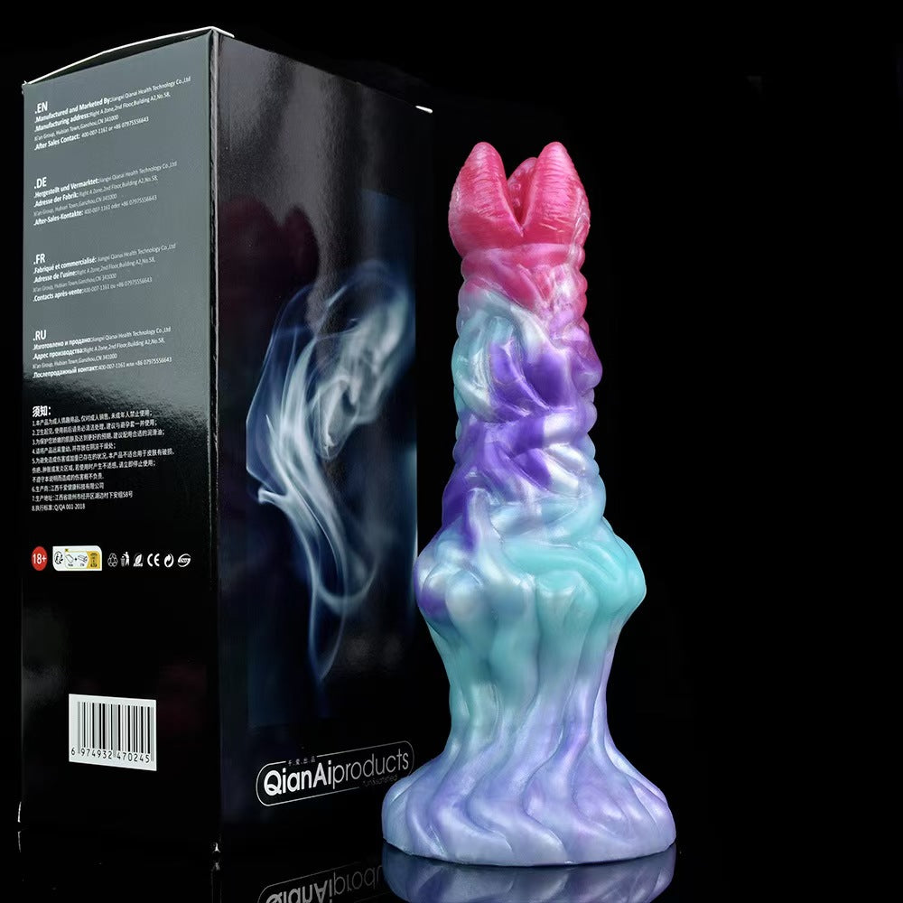 Mixed Color Alien Ovipositor Inflatable Dildo