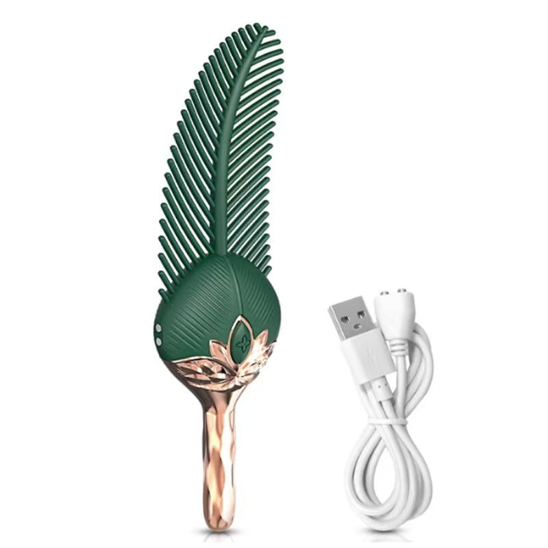 Peacock Feather Green WaterProof Small Vibrator