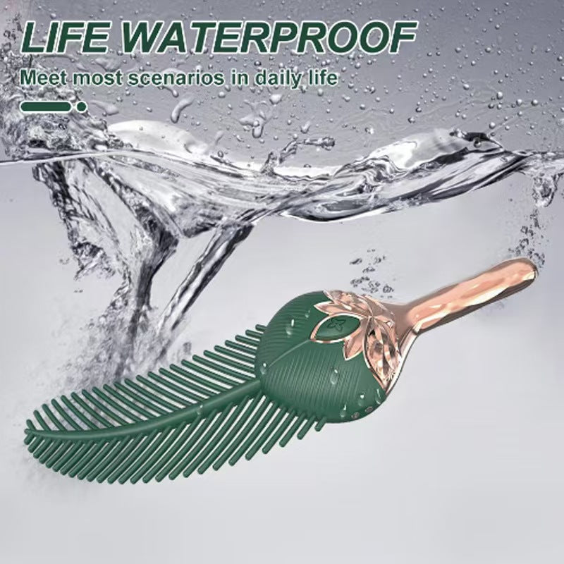 Peacock Feather Green WaterProof Small Vibrator