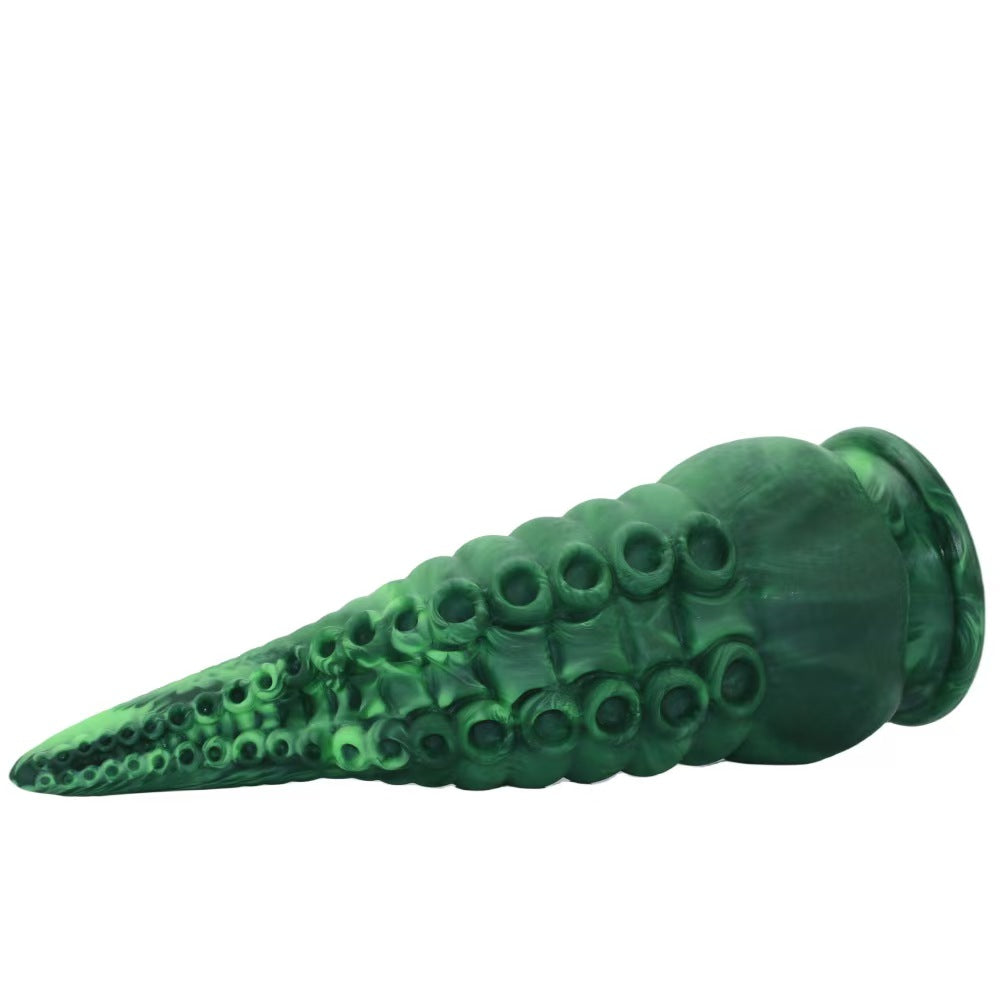 Green Octopus Tentacle Fantasy Monster Dildo