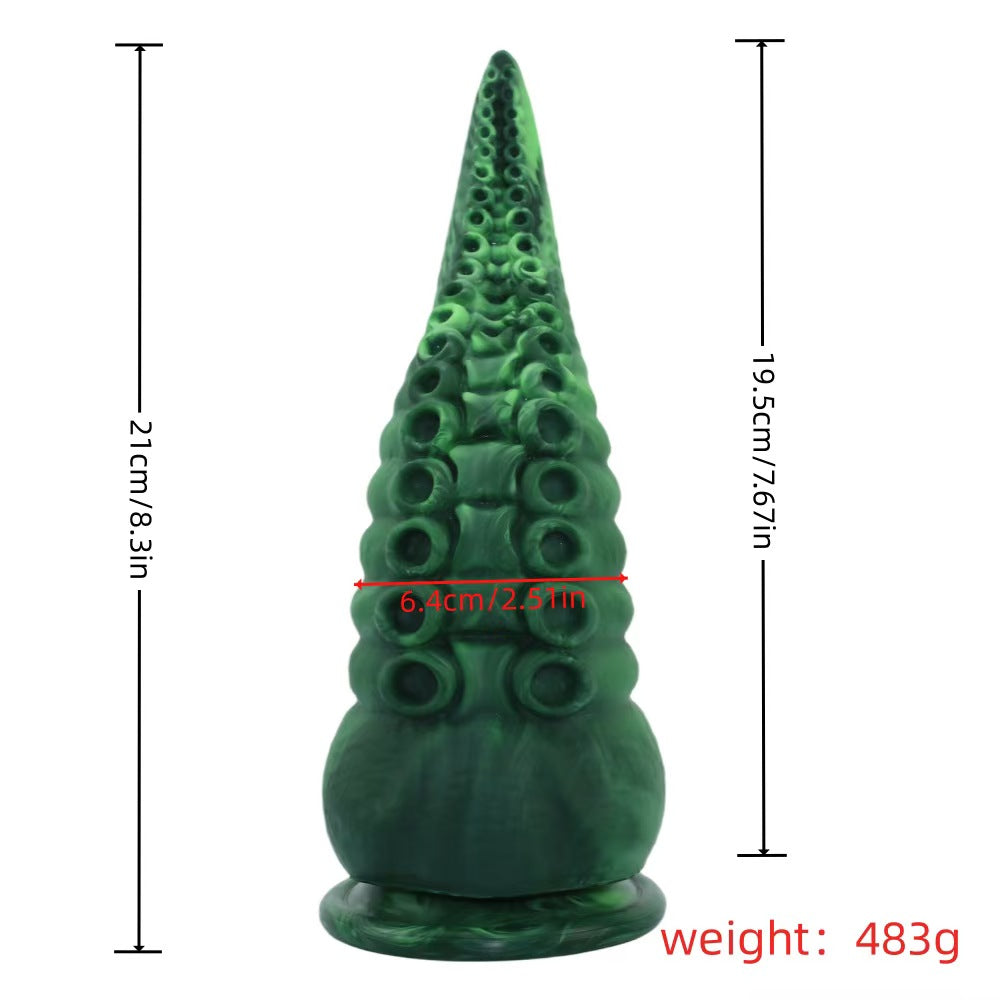 Green Octopus Tentacle Fantasy Monster Dildo