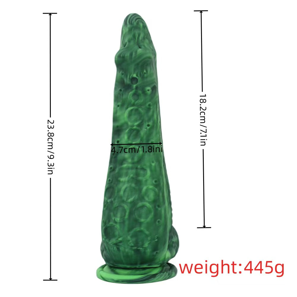 Green Octopus Tentacle Fantasy Monster Dildo