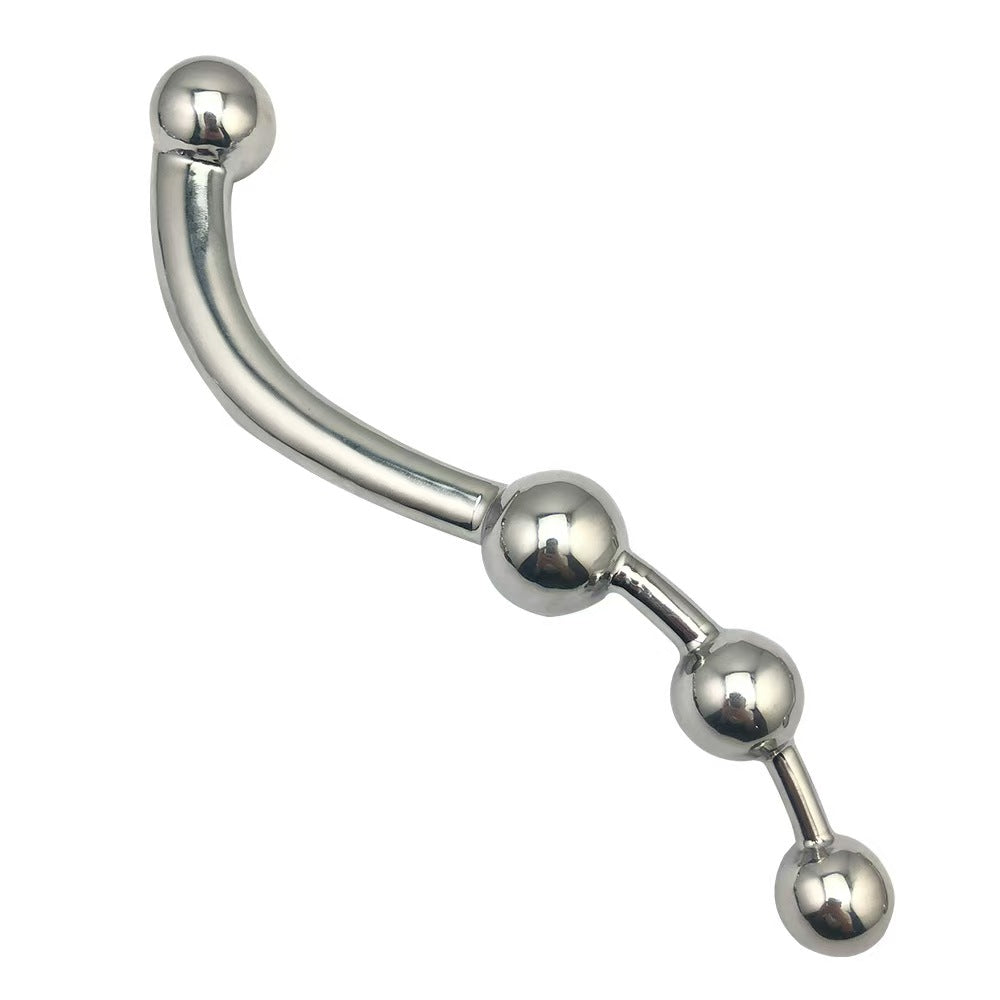 Stainless Steel Bead Prostate Metal Dildo