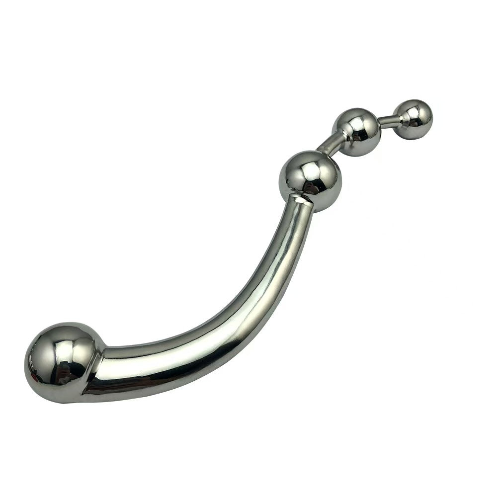 Stainless Steel Bead Prostate Metal Dildo