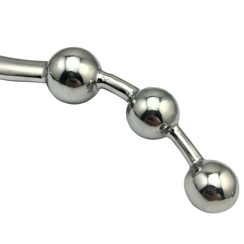 Stainless Steel Bead Prostate Metal Dildo