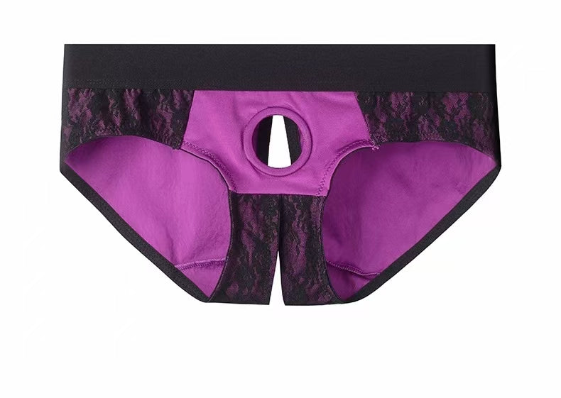 Lila Spitze sexy Riemen an Unterwäsche