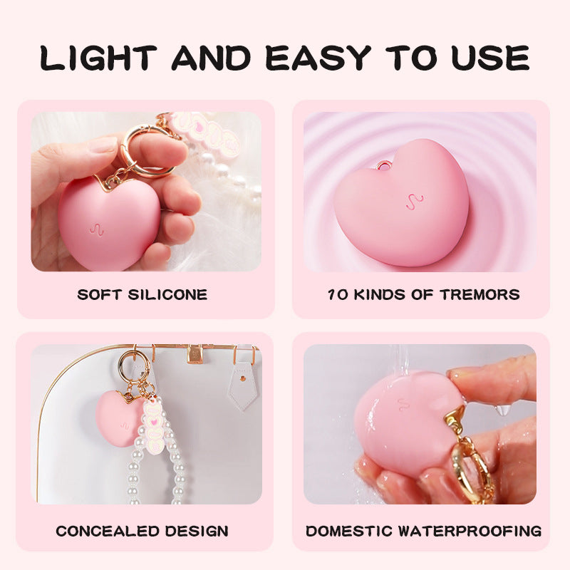 Pink Pendant APP Discreet Cute Vibrator