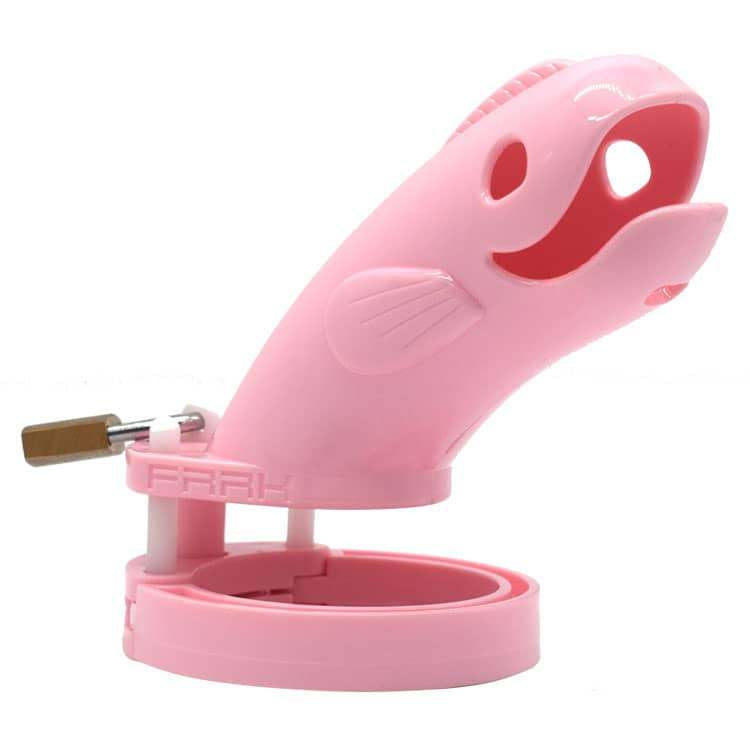 Whale Plastic Sissy Chastity Cage