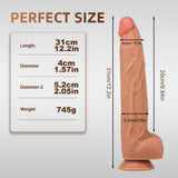 Load image into Gallery viewer, Flexible Long Flesh Realistic Dildo