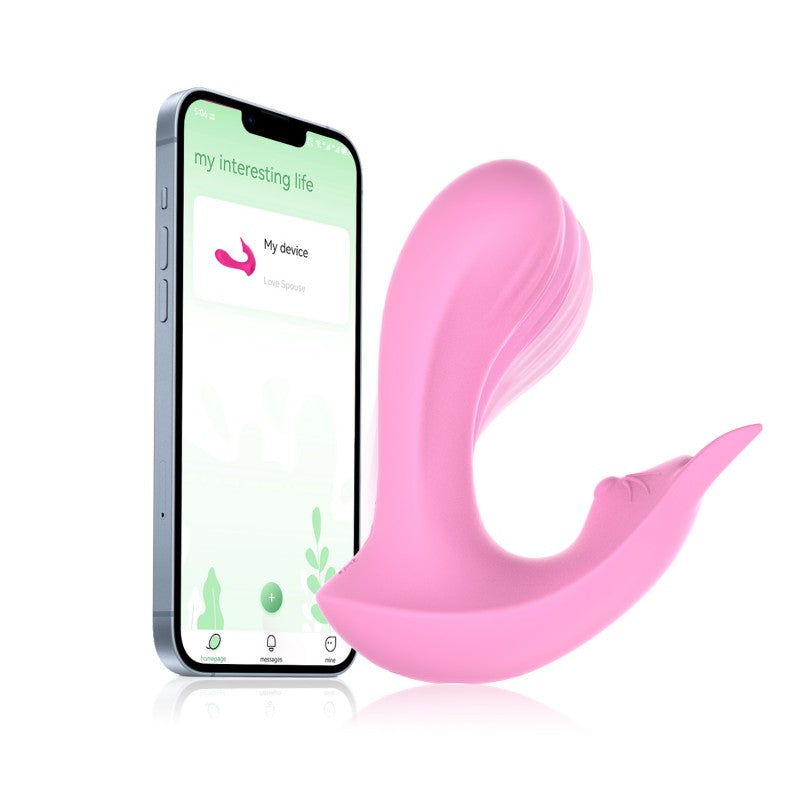 Pink Wearable Dual Motor Vibrating Panties