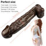 Laden Sie das Bild in den Galerie-Viewer, 12 inch big head coffee dildo