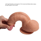 画像をギャラリー ビューアにロード 8 Inch with Balls Waterproof Realistic Dildo