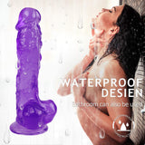 画像をギャラリー ビューアにロード 9 Inch purple dildo