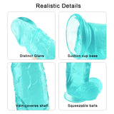 Laden Sie das Bild in den Galerie-Viewer, 12 inch big head green dildo