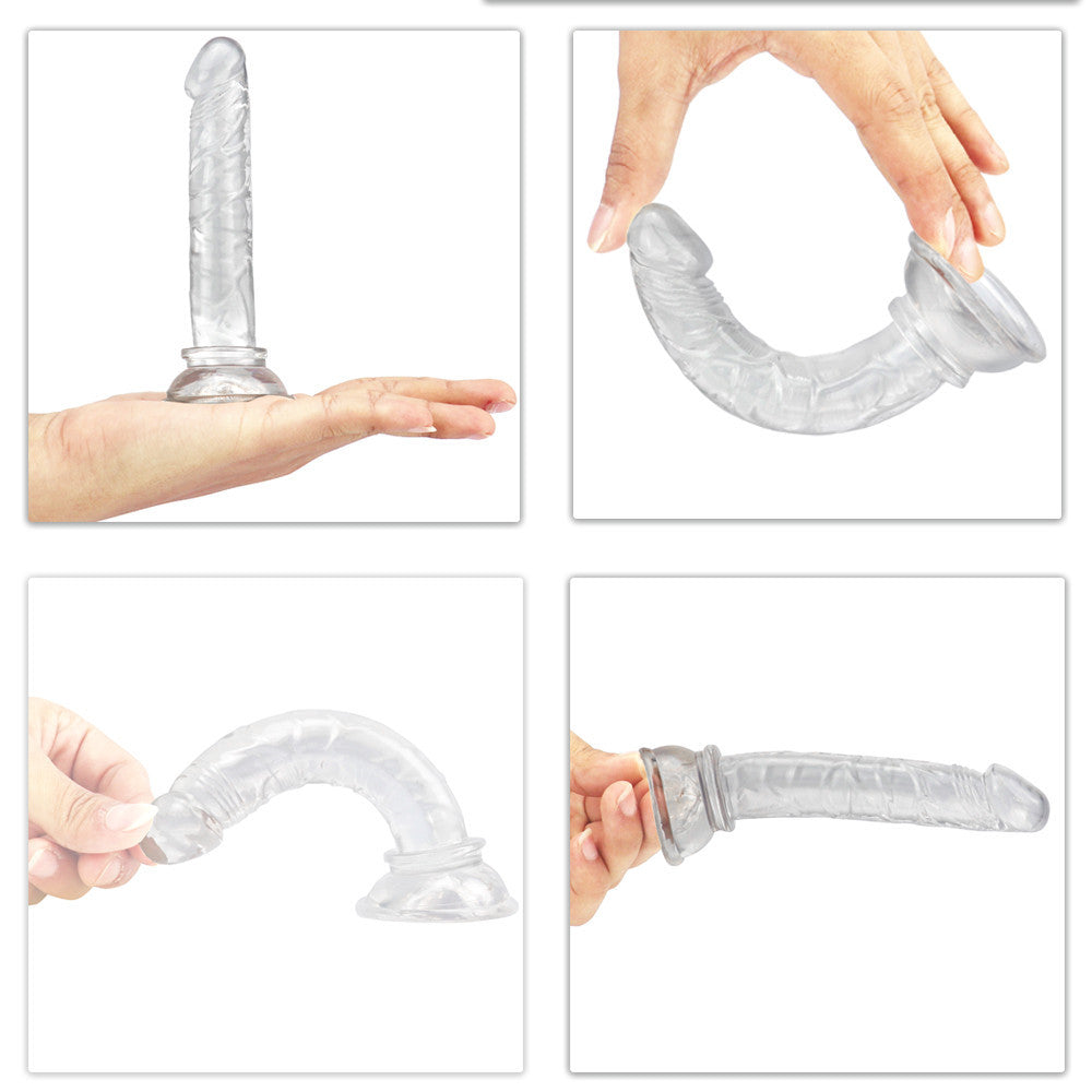 Skinny 5 Inch Clear Jelly Dildo