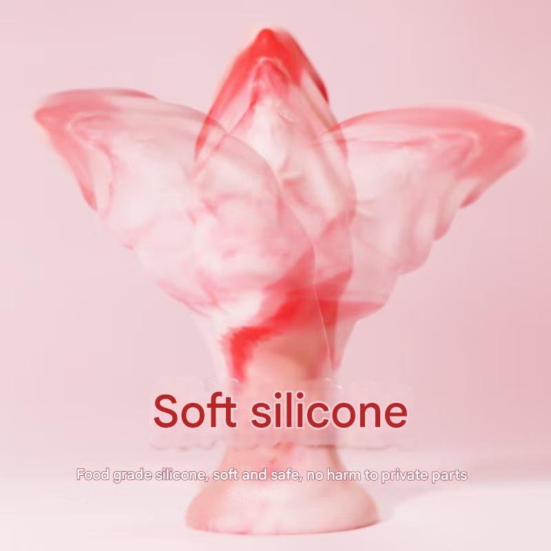 Pink Silicone Kirin Shaped Monster Dildo